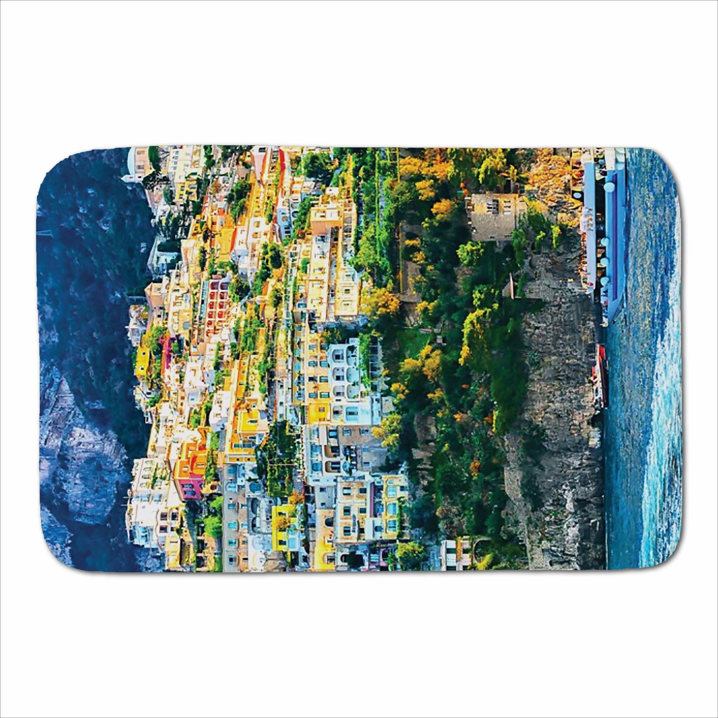 Positano, Amalfi Coast Sherpa Blanket