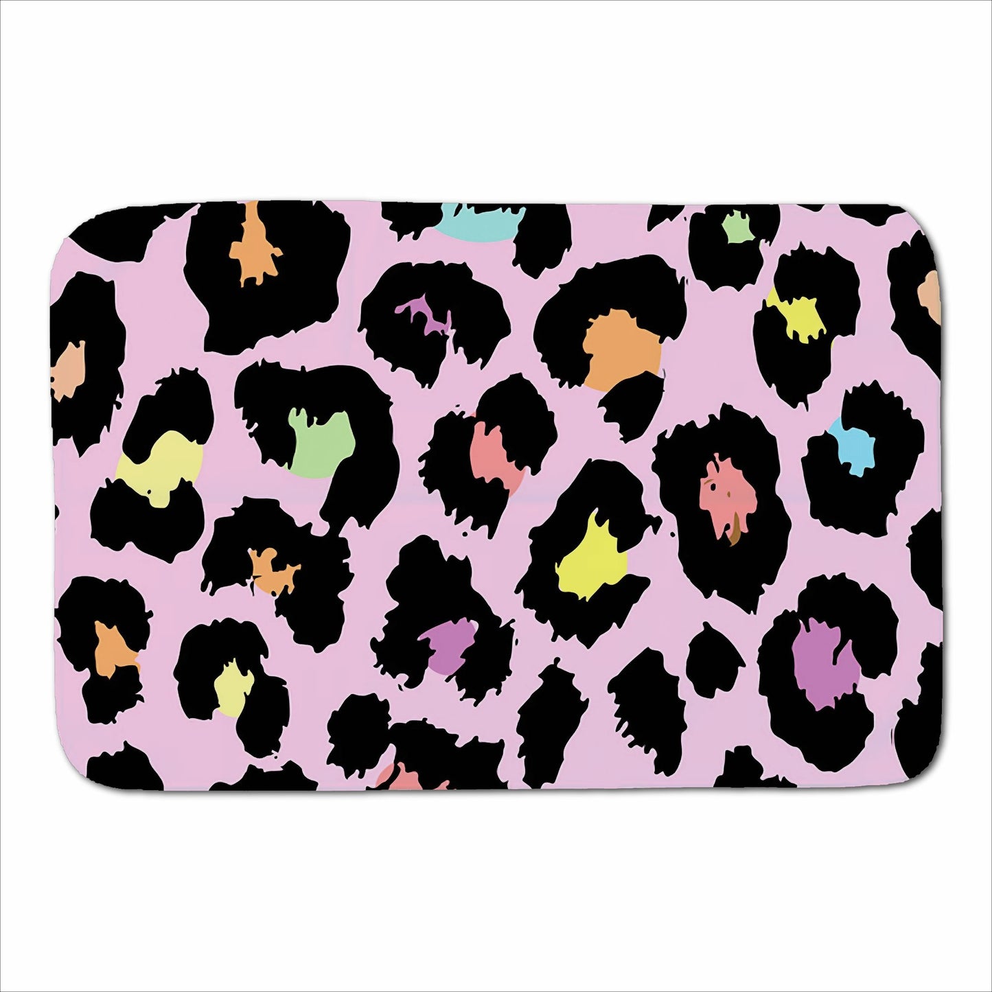 Pink Leopard Print Sherpa Blanket