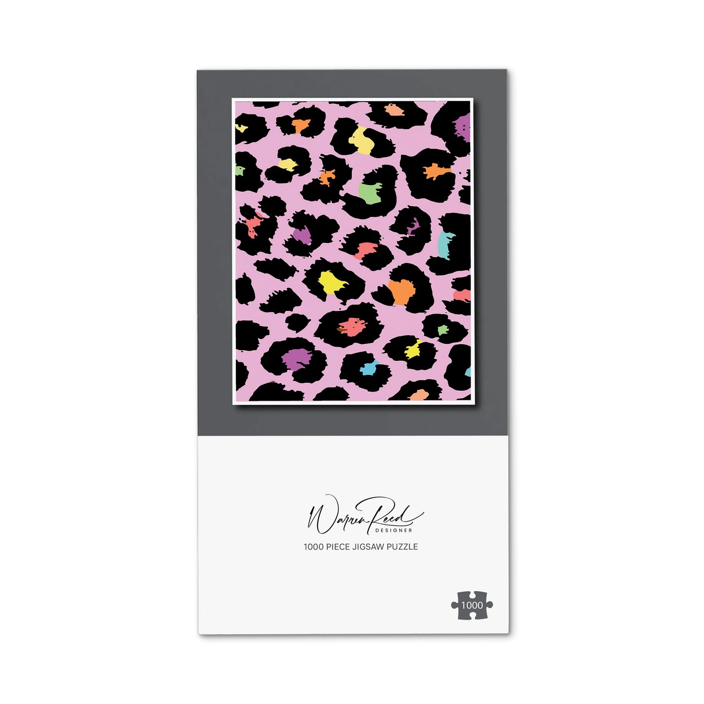 Pink Leopard Print Jigsaw Puzzle