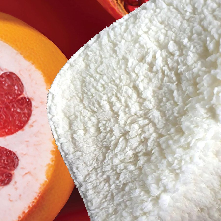 Citrus And Pomegranate Sherpa Blanket
