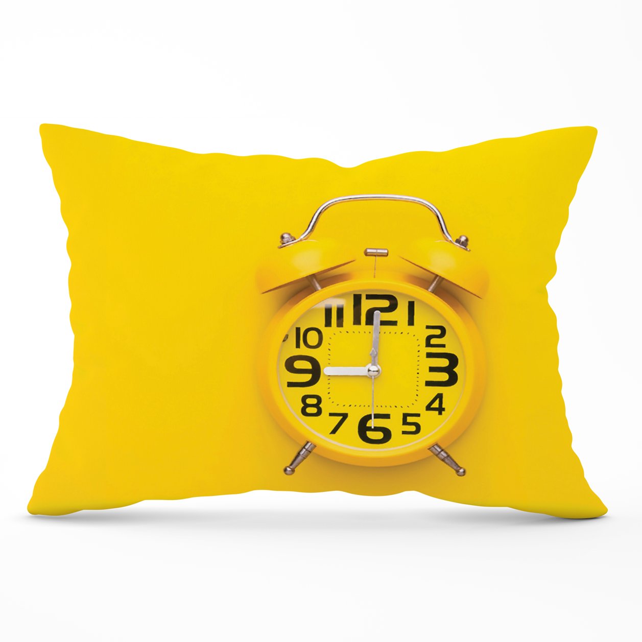 Yellow Alarm Clock Cushions