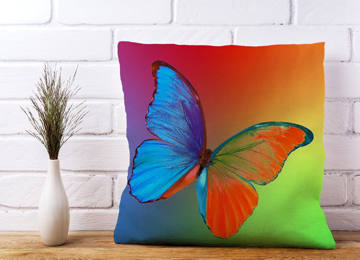 Vibrant Butterfly Cushions