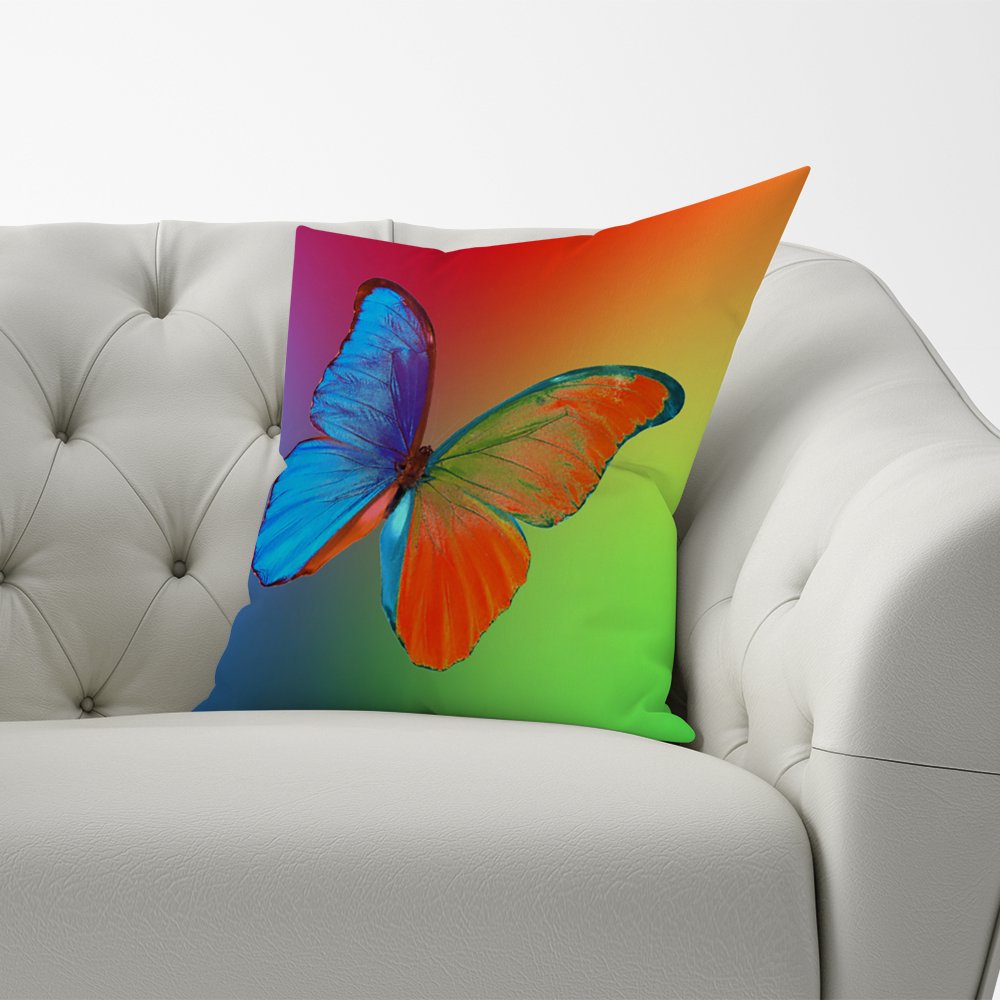 Vibrant Butterfly Cushions
