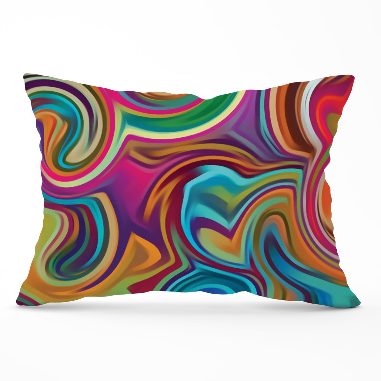 Colourful Wave Pattern Cushions