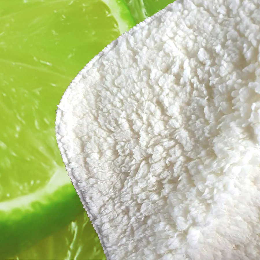 Fresh Limes Sherpa Blanket