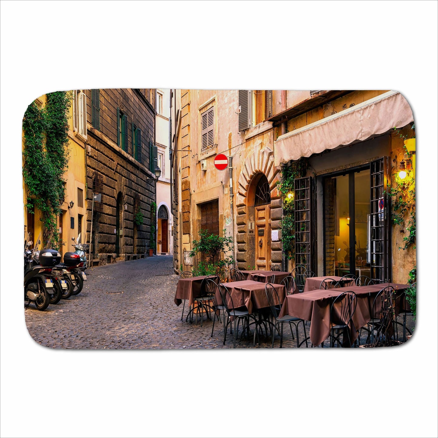 Cozy Rome Street Sherpa Blanket