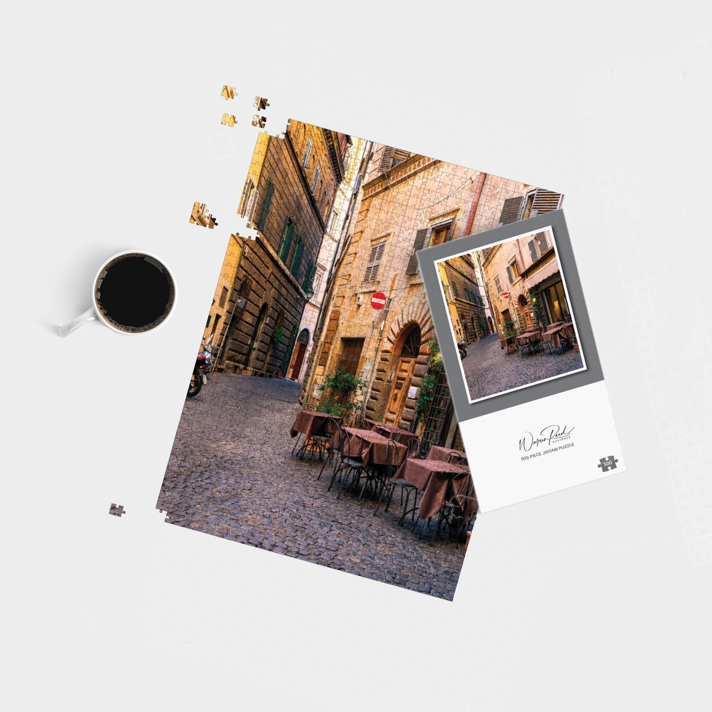 Cozy Rome Street Jigsaw Puzzle