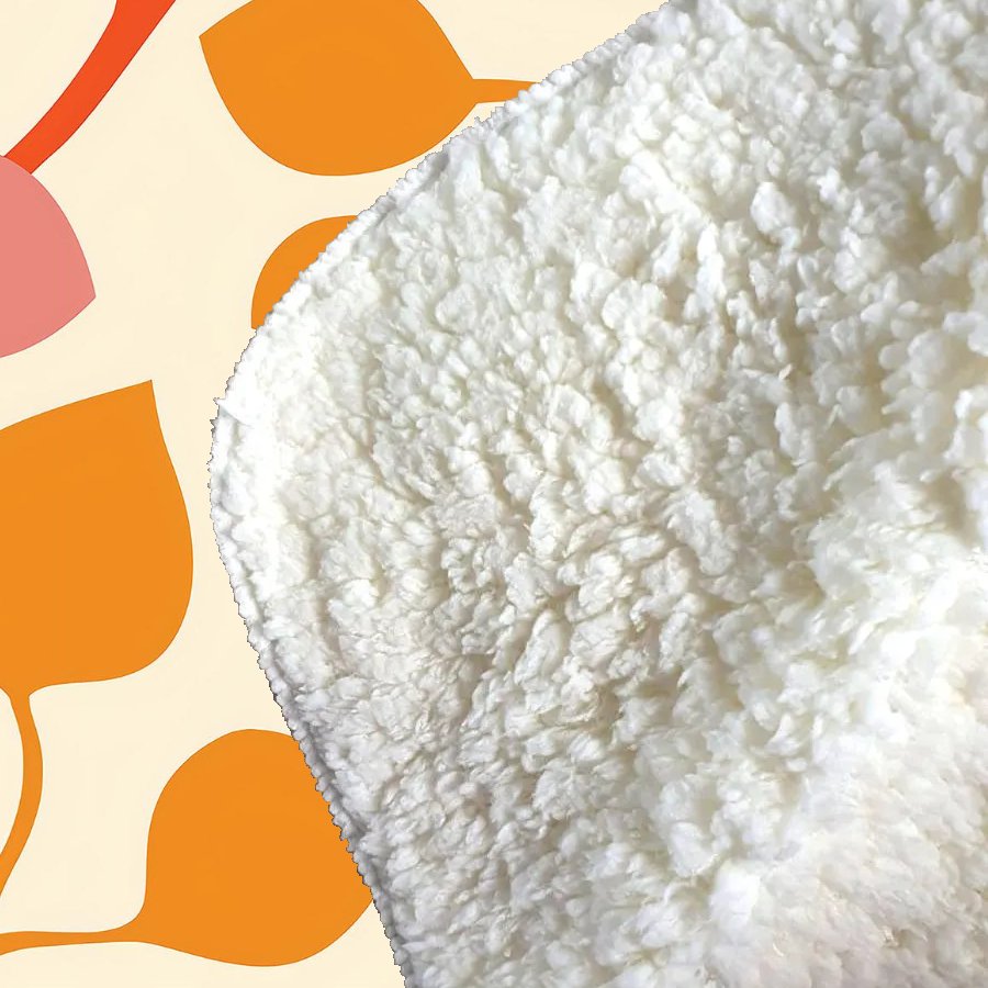 Colorful Autumn Leaves Sherpa Blanket