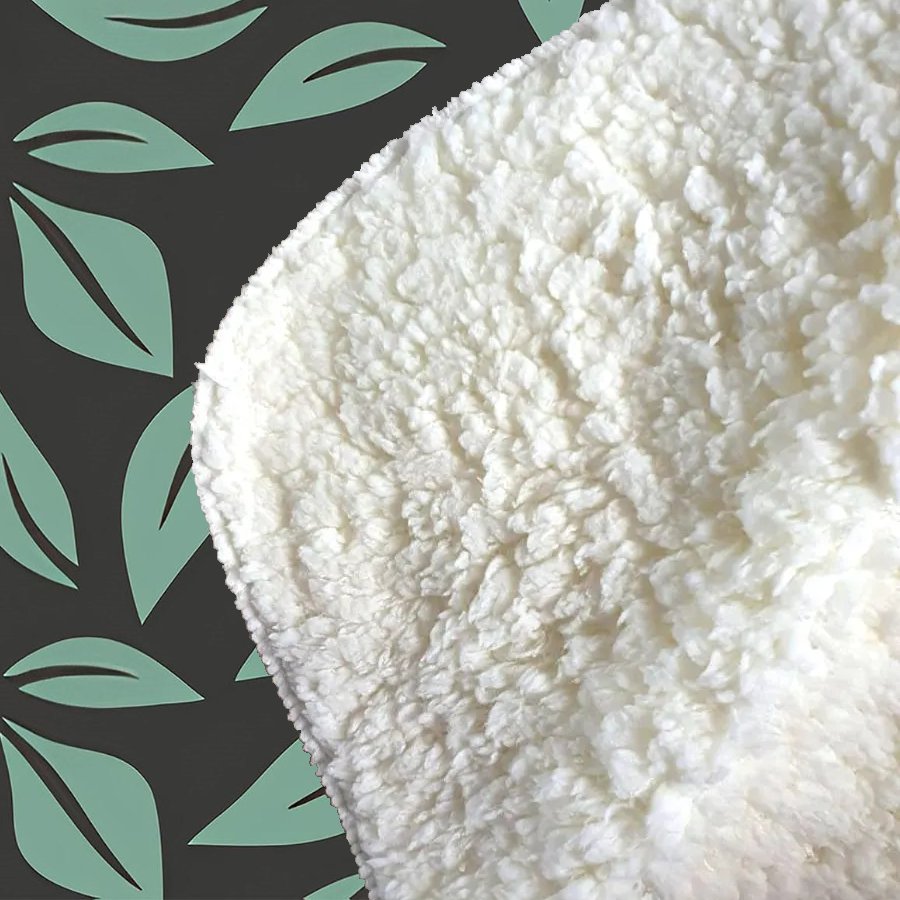 Delicate Leaf Sherpa Blanket