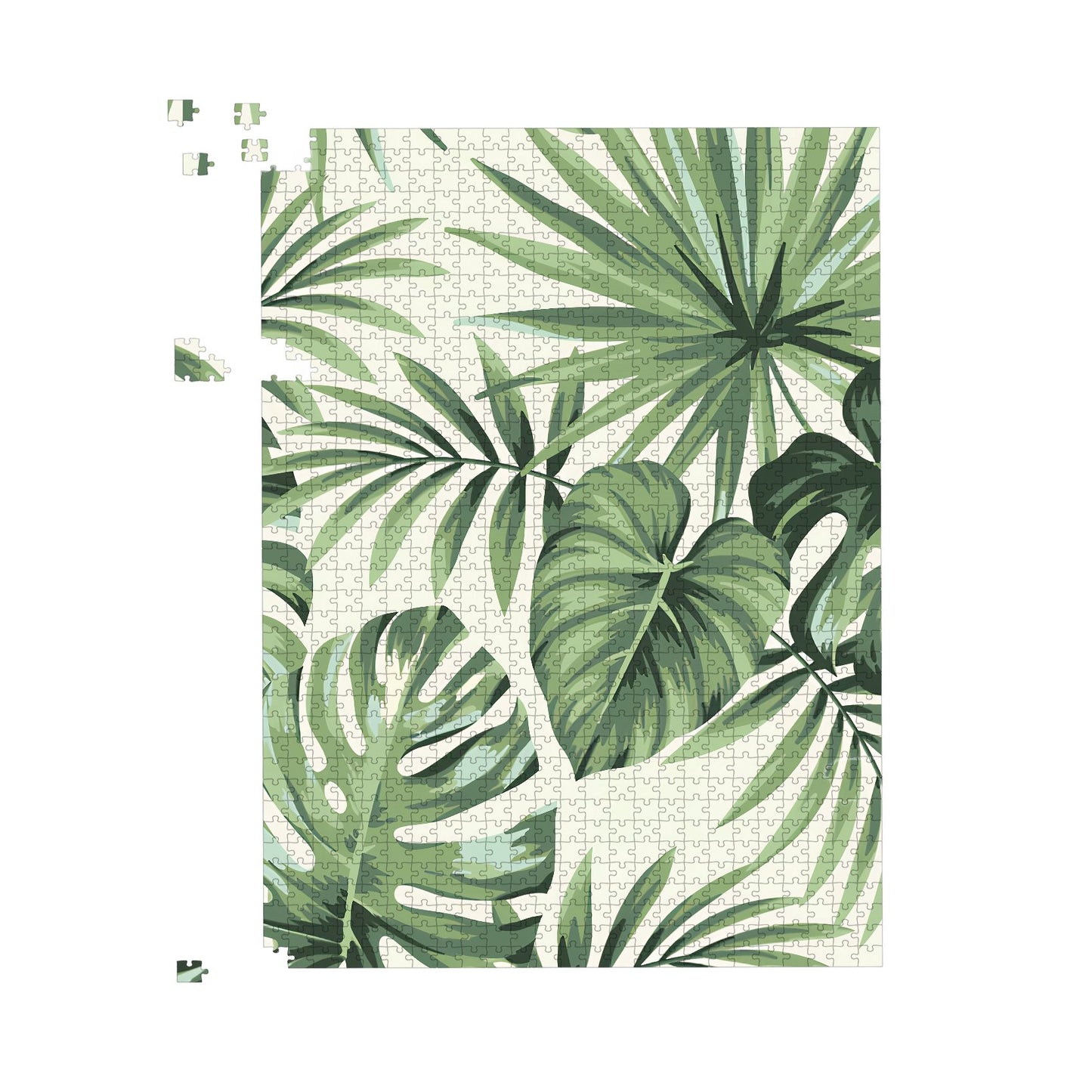 Exotic Palm Leaves Jigsaw Puzzle
