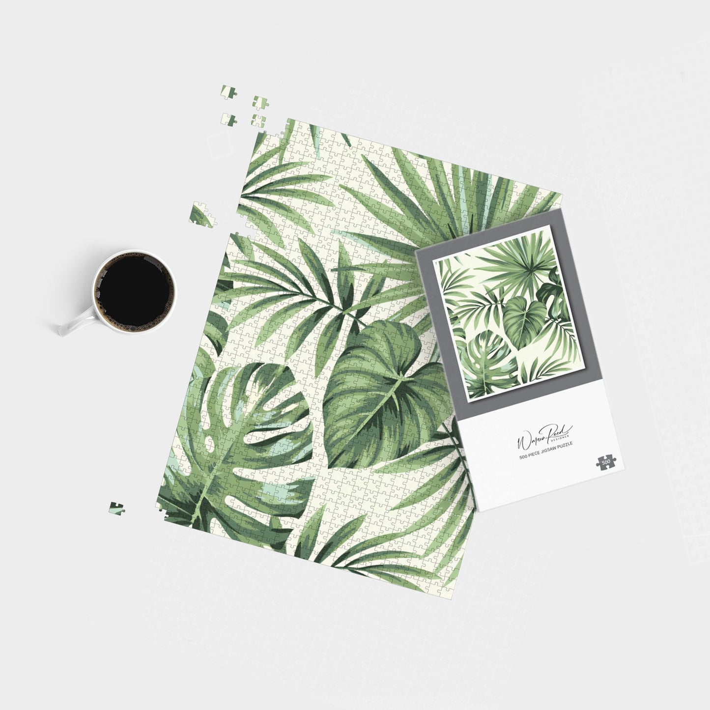 Exotic Palm Leaves Jigsaw Puzzle