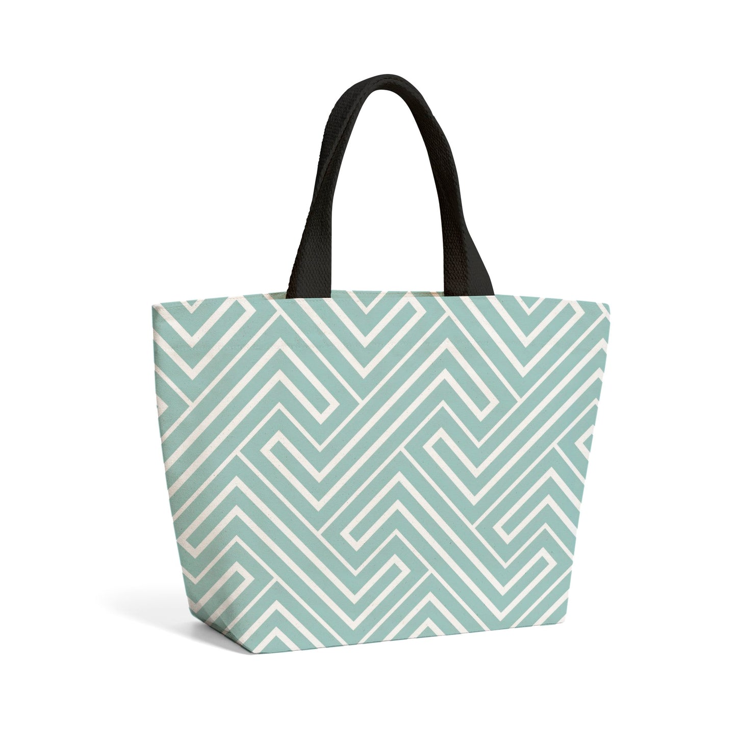 Geometric Modern Ornment Beach Shopper Tote Bag