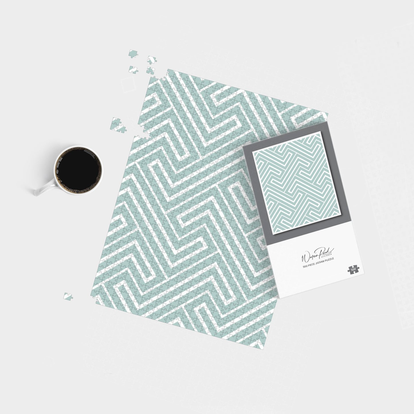 Geometric Modern Ornment Jigsaw Puzzle