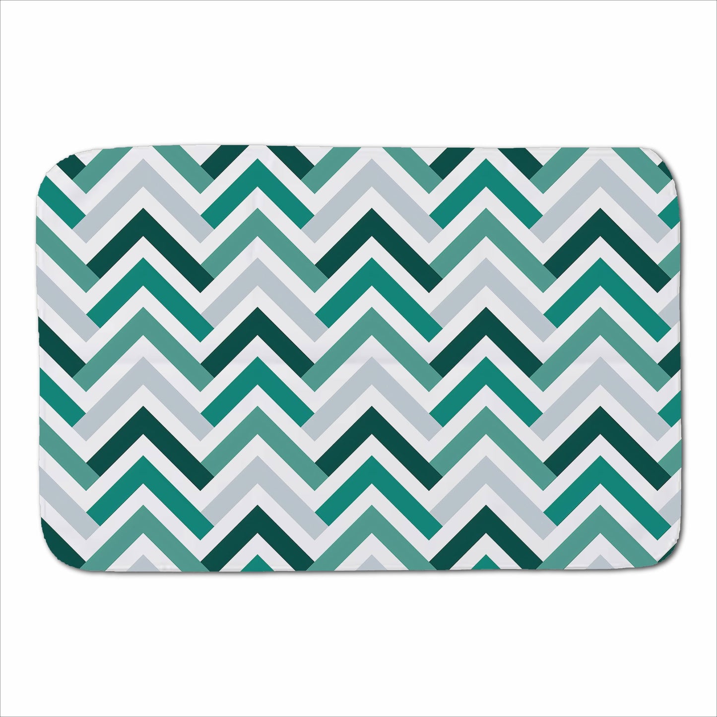 Geometric Retro Vintage Chevron Pattern Sherpa Blanket