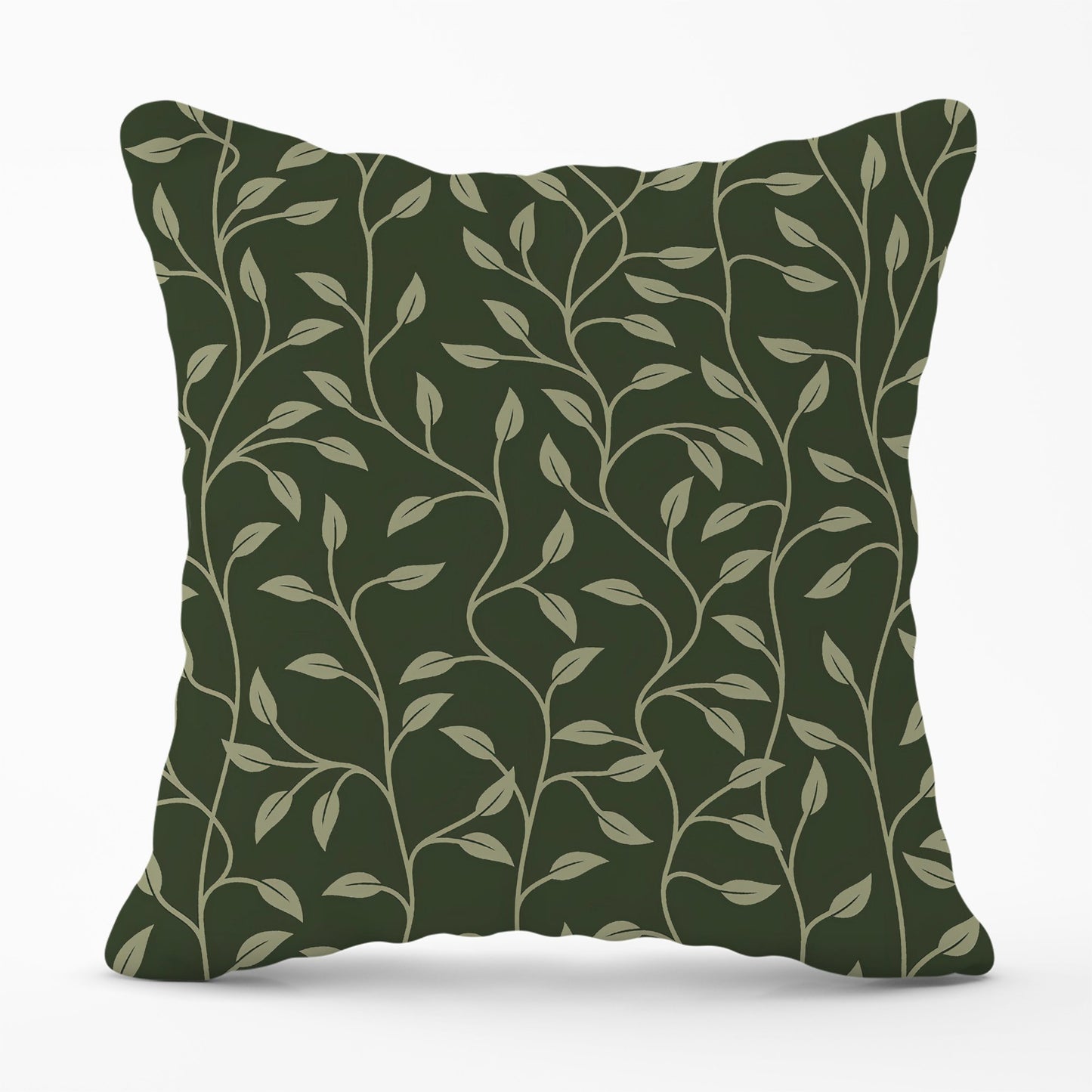 Green Shrub With Leaves Cushions
