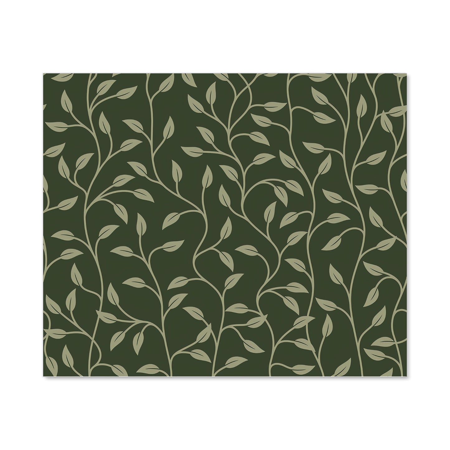 Green Shrub With Leaves Kitchen Splashback
