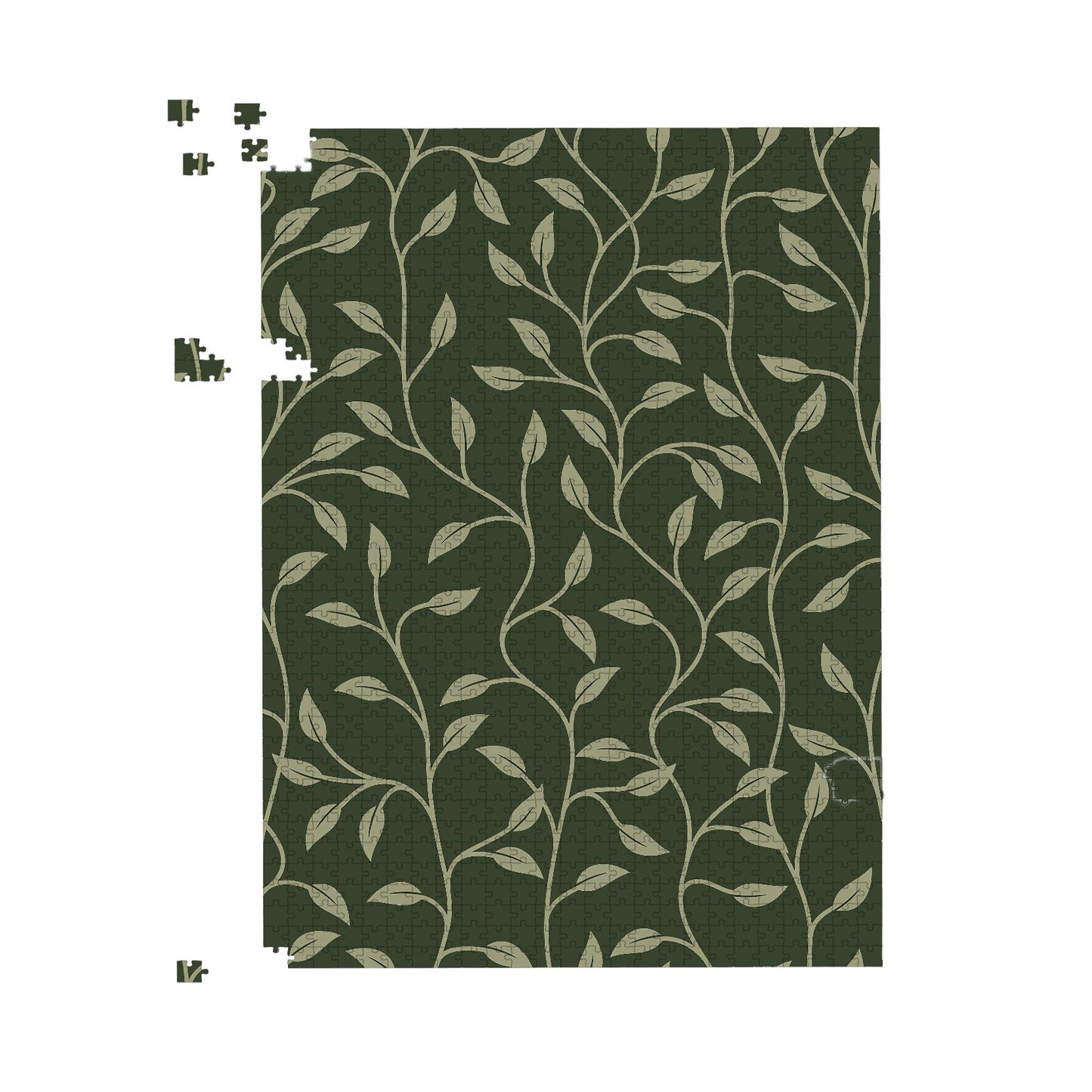 Green Shrub With Leaves Jigsaw Puzzle