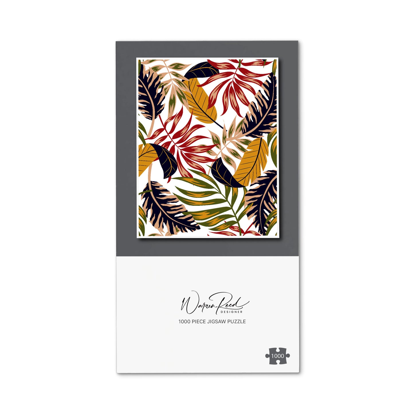 Hawaiian Style Jungle Leaves Jigsaw Puzzle