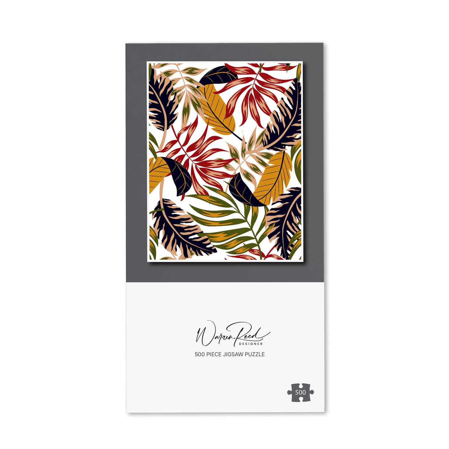 Hawaiian Style Jungle Leaves Jigsaw Puzzle
