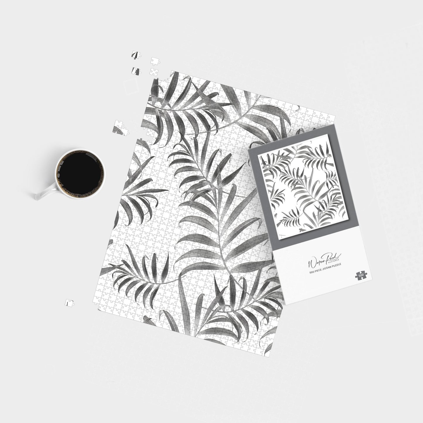 Hawaiian Style Palm Leaves Jigsaw Puzzle