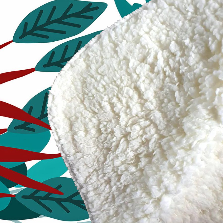 Jungle Exotic Summer Tropical Leaves Sherpa Blanket