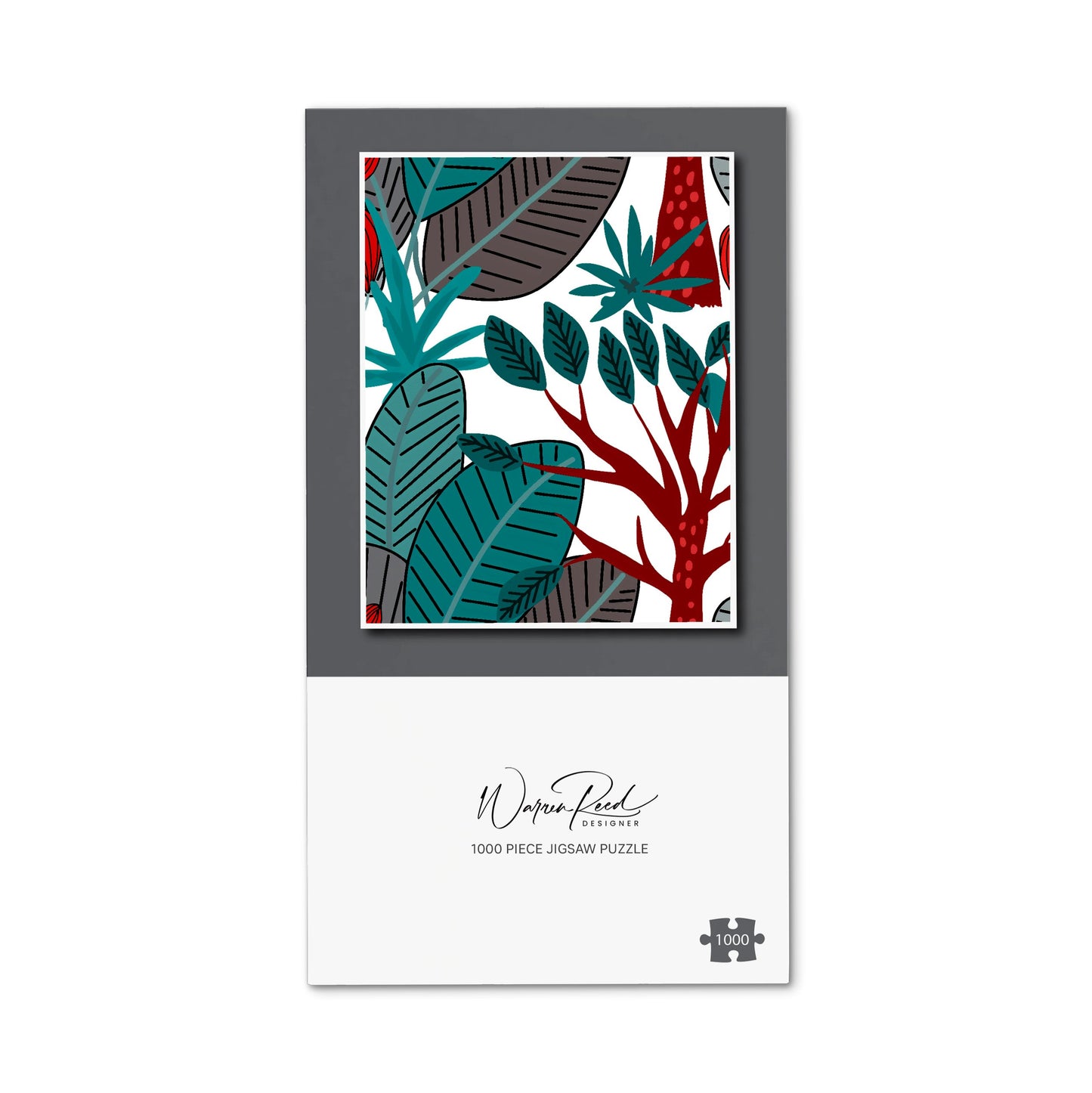 Jungle Exotic Summer Tropical Leaves Jigsaw Puzzle