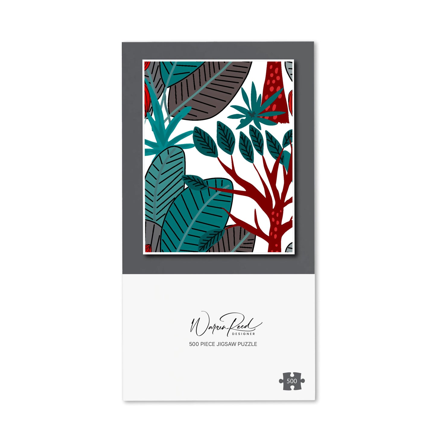 Jungle Exotic Summer Tropical Leaves Jigsaw Puzzle