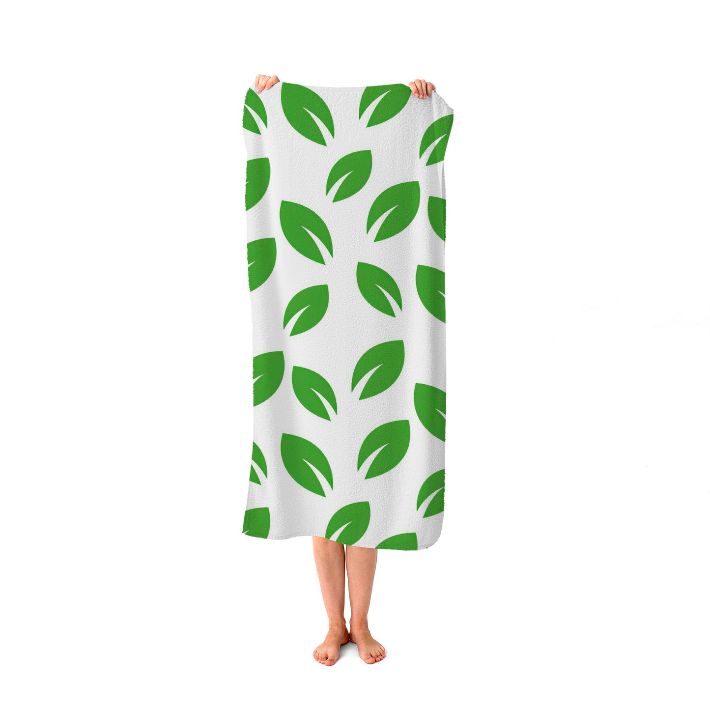 Leaves Pattern Beach Towel