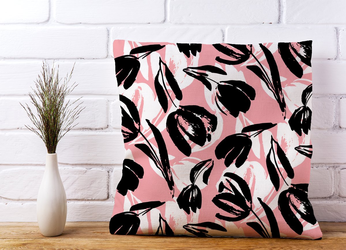 Nature Flat Spring Flowerk Color Cushions