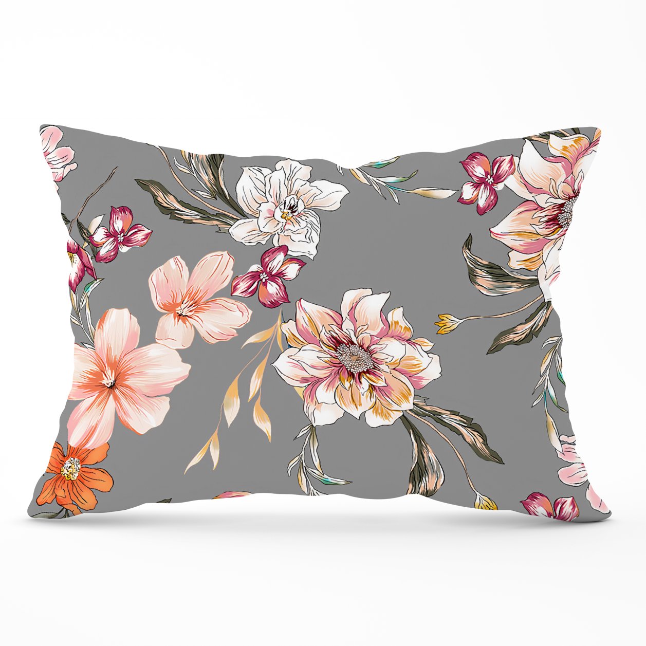 Peony, Lily, Tulip, Daisy Colorful Cushions