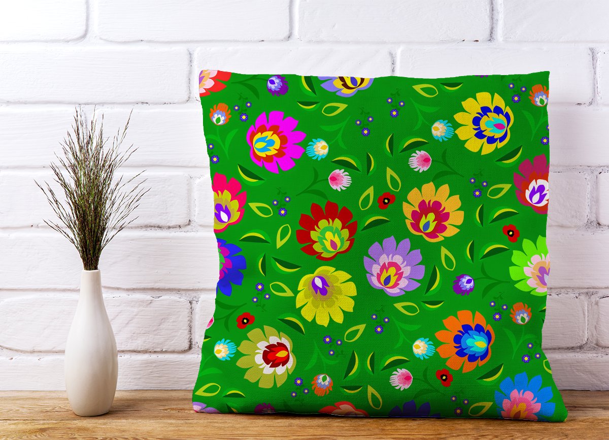Polish Folk Floral Cushions