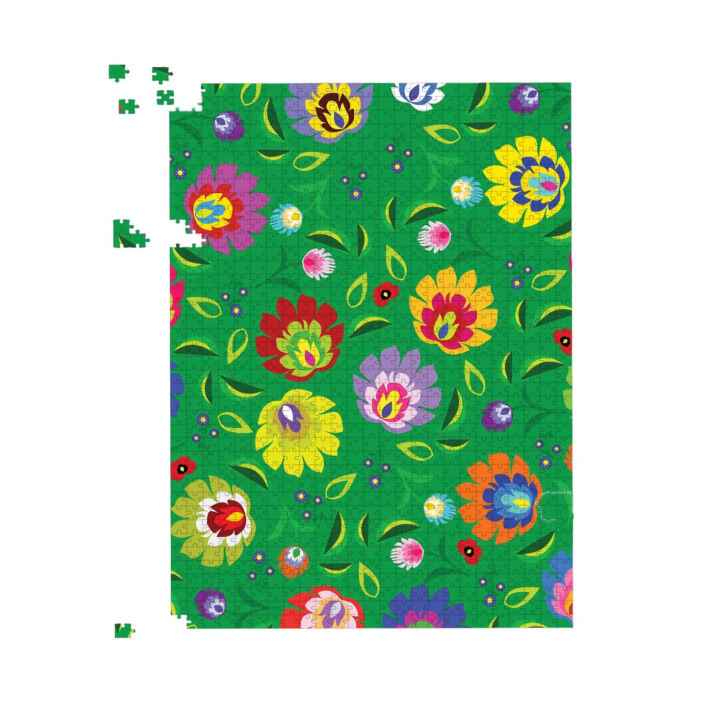 Polish Folk Floral Jigsaw Puzzle
