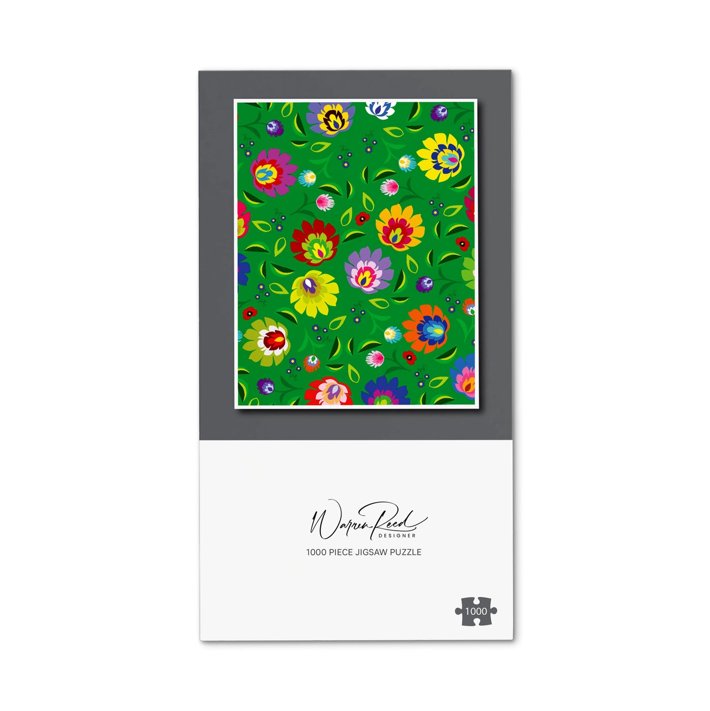 Polish Folk Floral Jigsaw Puzzle