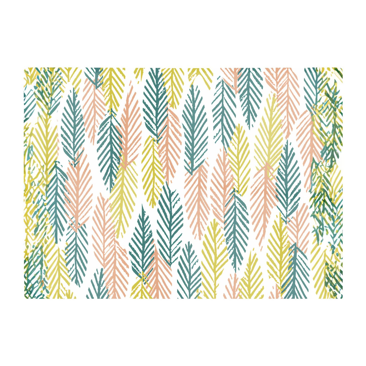 Scandinavian Style Foliage Glass Chopping Board