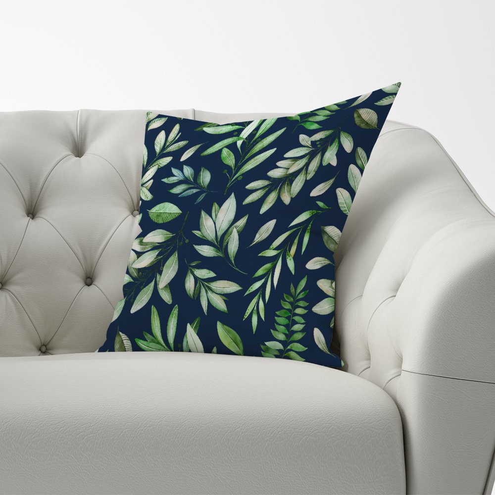 Watercolor Leaves Cushions