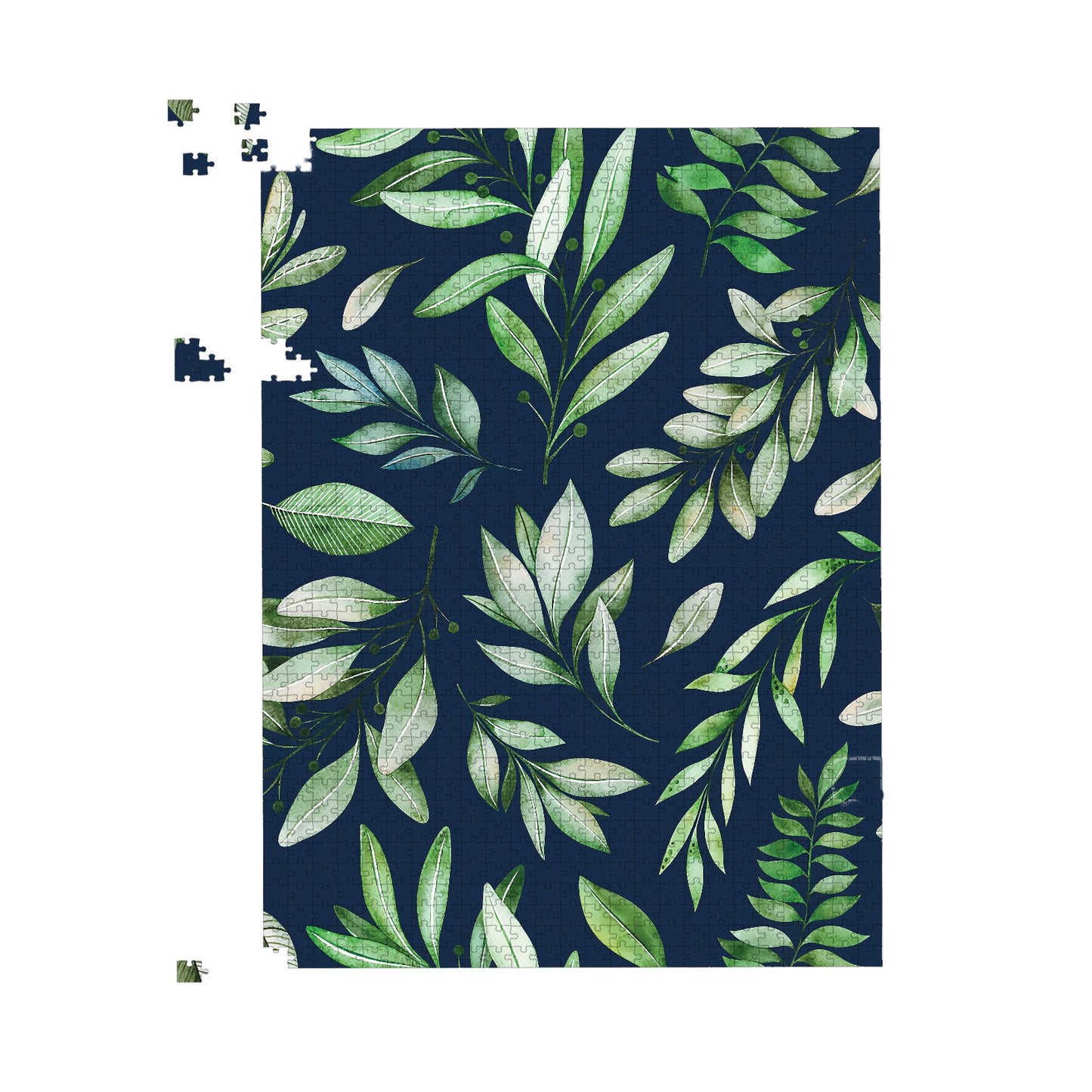Watercolor Leaves Jigsaw Puzzle