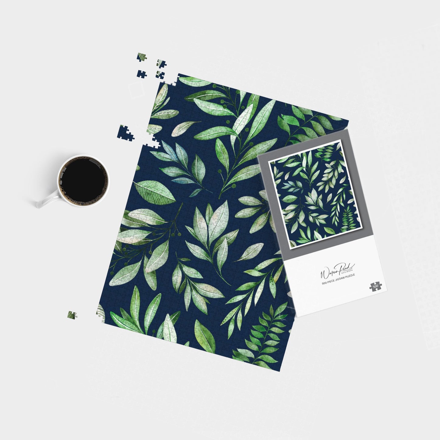 Watercolor Leaves Jigsaw Puzzle