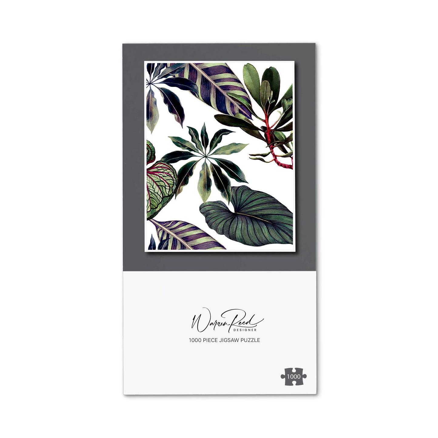 Watercolor Tropical Leaf Jigsaw Puzzle