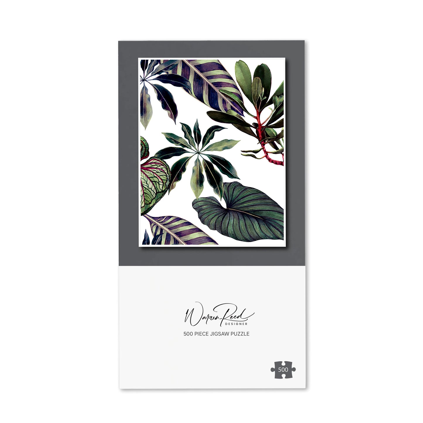 Watercolor Tropical Leaf Jigsaw Puzzle