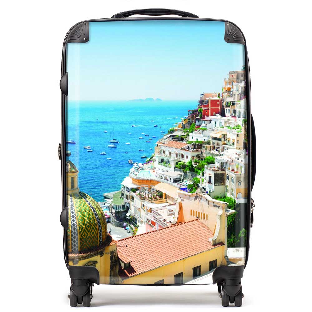 Positano With Flowers, Italy Suitcase