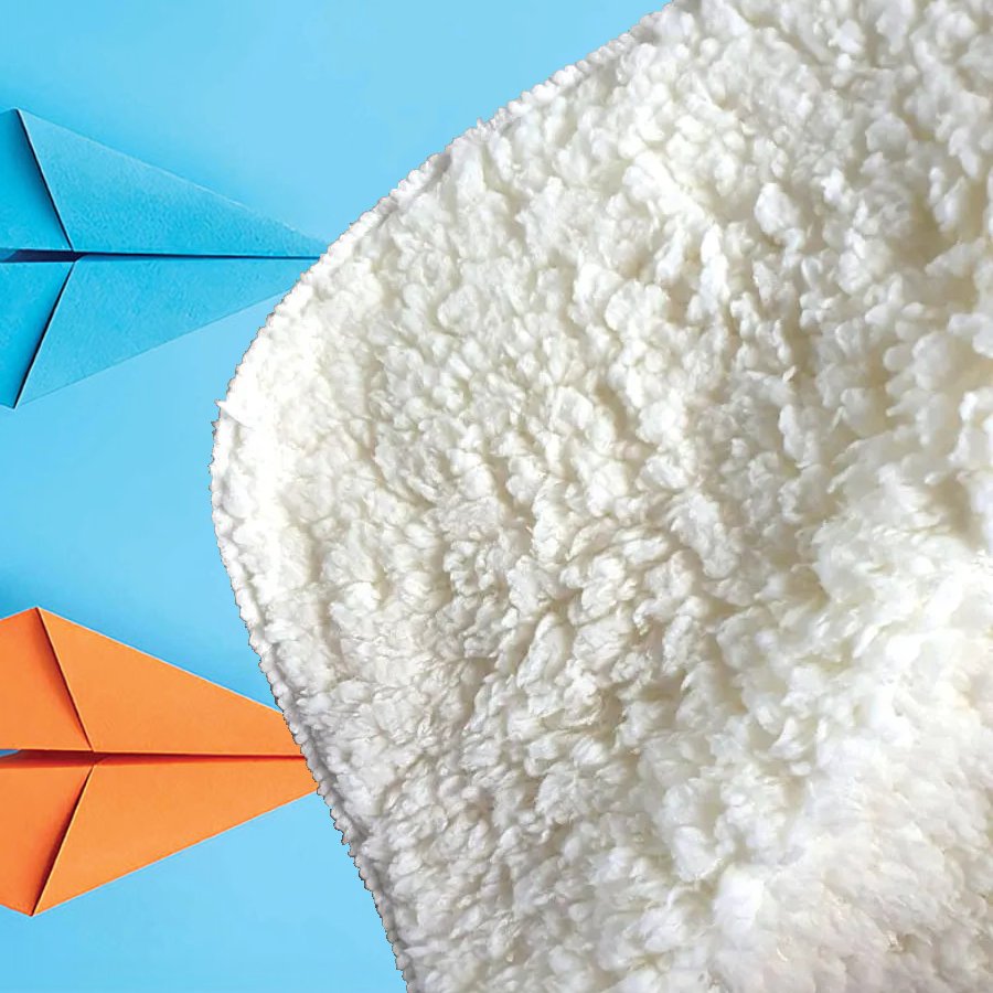 Paper Aeroplanes Sherpa Blanket