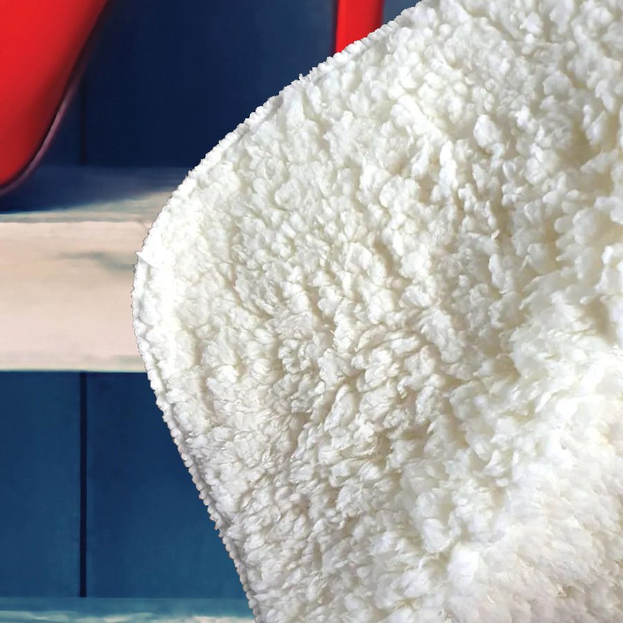 Retro Red Shoes Sherpa Blanket