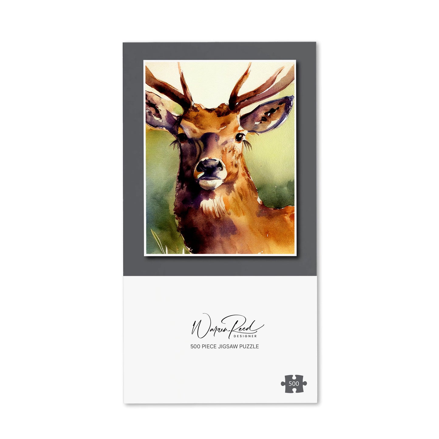 Splendid Stag Watercolour Jigsaw Puzzle