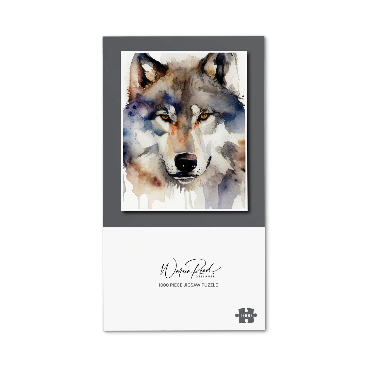 Wolf Watercolour Jigsaw Puzzle