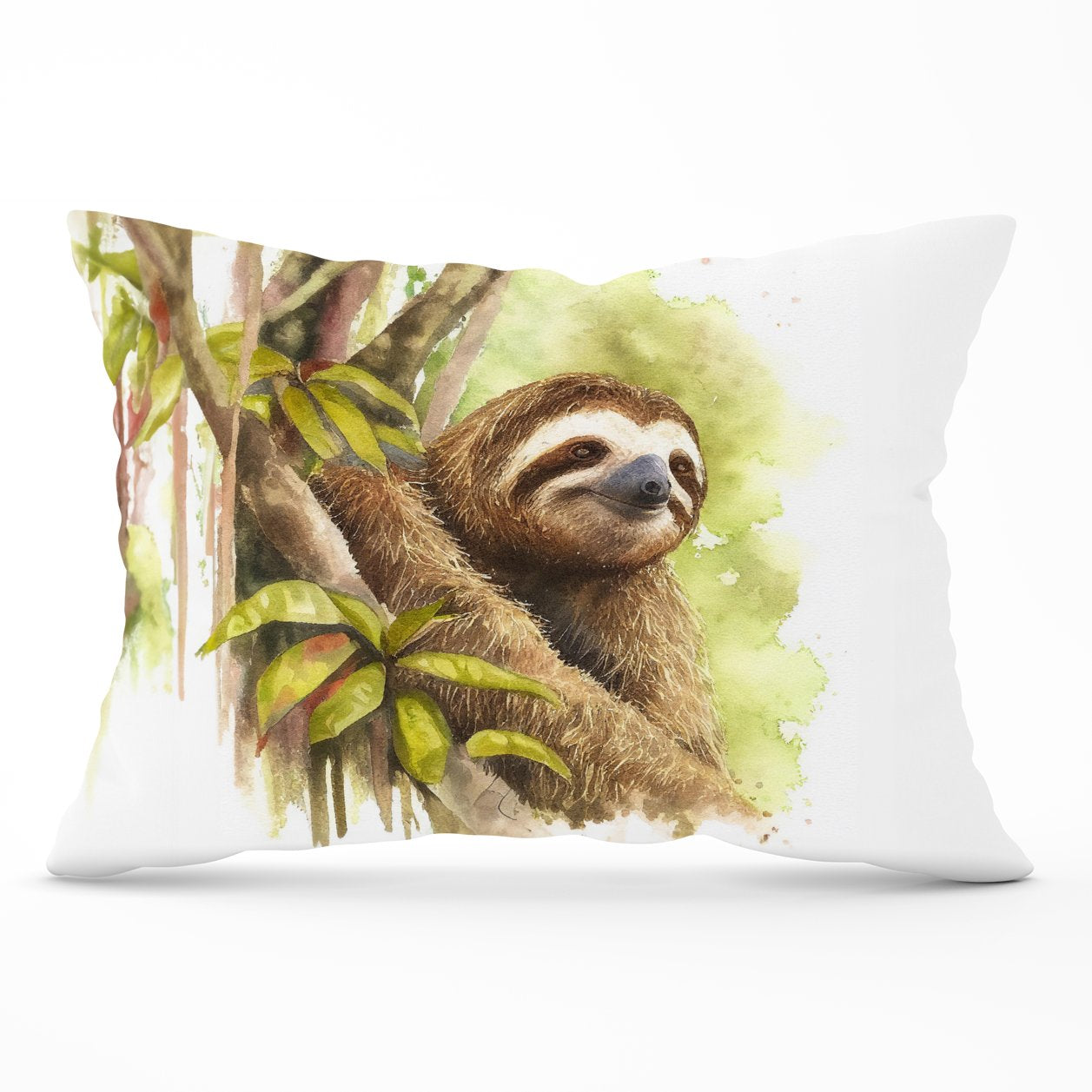 Sloth Watercolour Cushions
