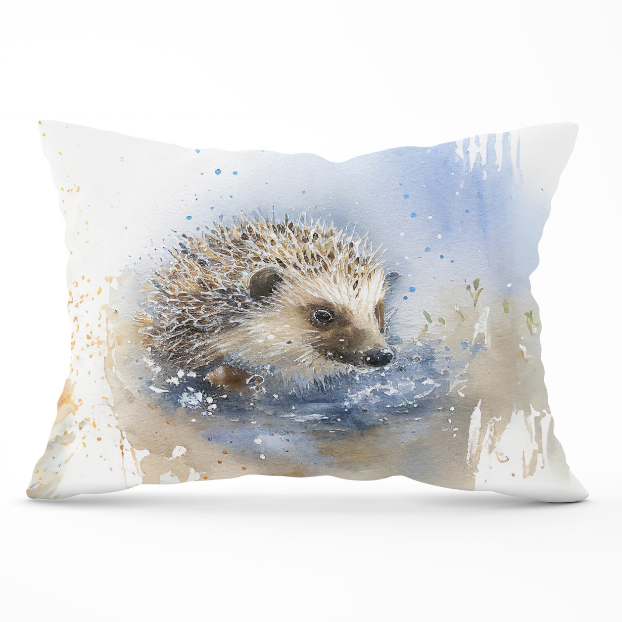 Hedgehog Watercolour Cushions