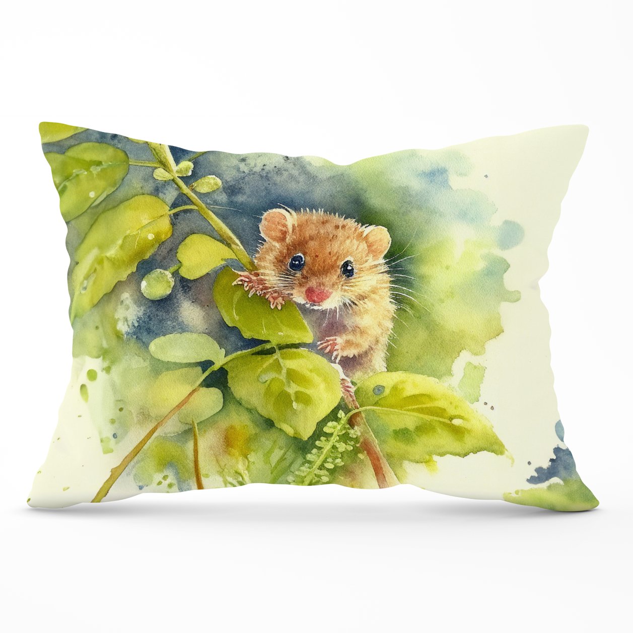 Dormouse Watercolour Cushions