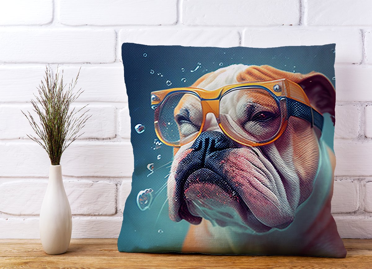 Bulldog Splashart Cushions