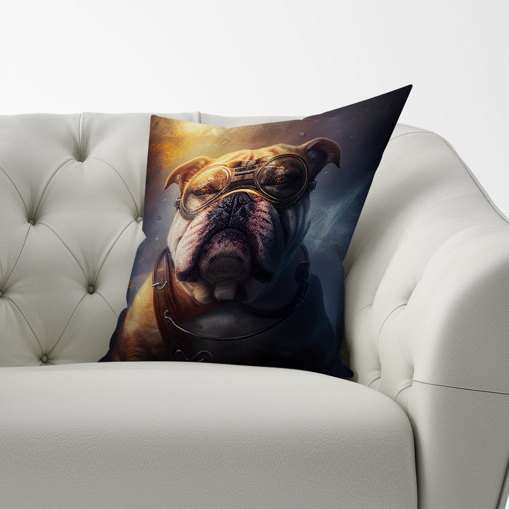 Bulldog Splashart Golden Cushions