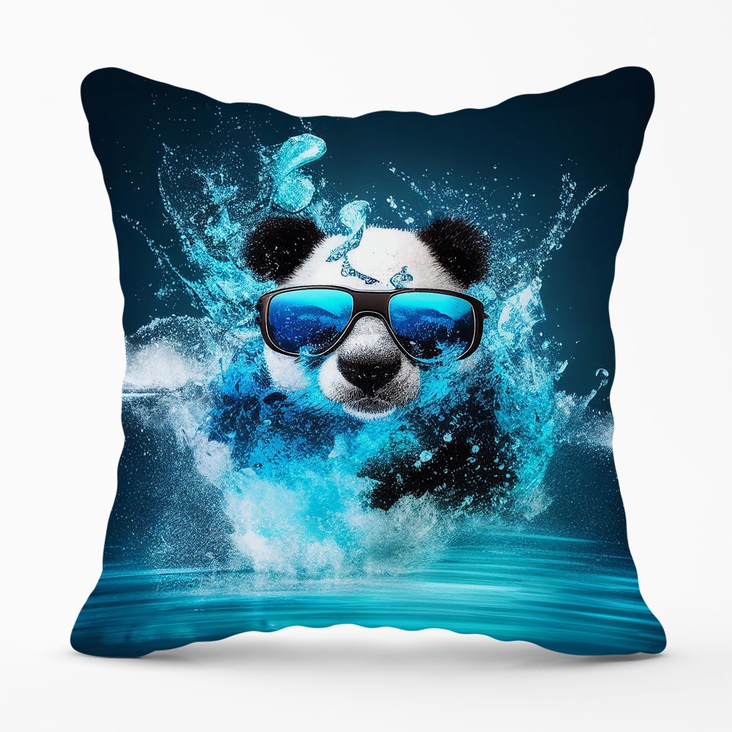 Panda Splashart Water Cushions